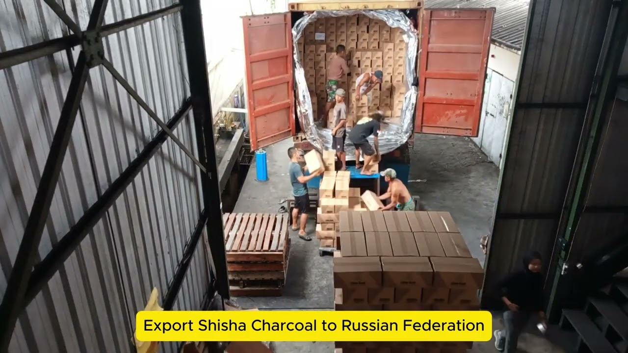 Export Shisha Charcoal to Russian Federation