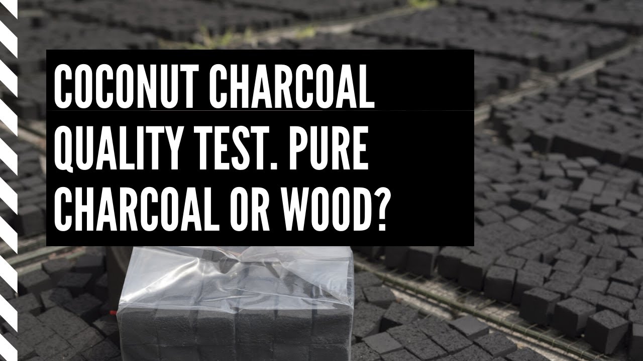 How to check if your coconut charcoal briquettes contain wood