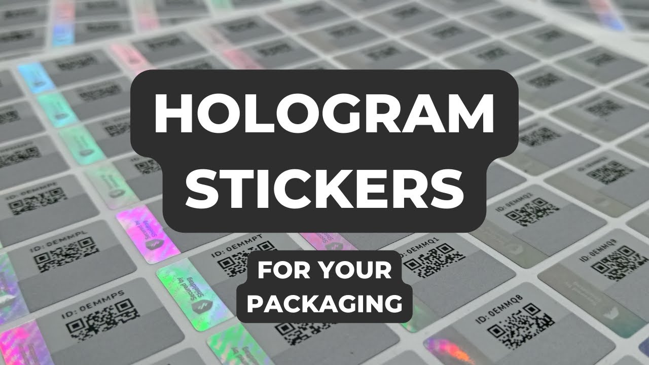 Hologram Stickers for Hookah Coals Box