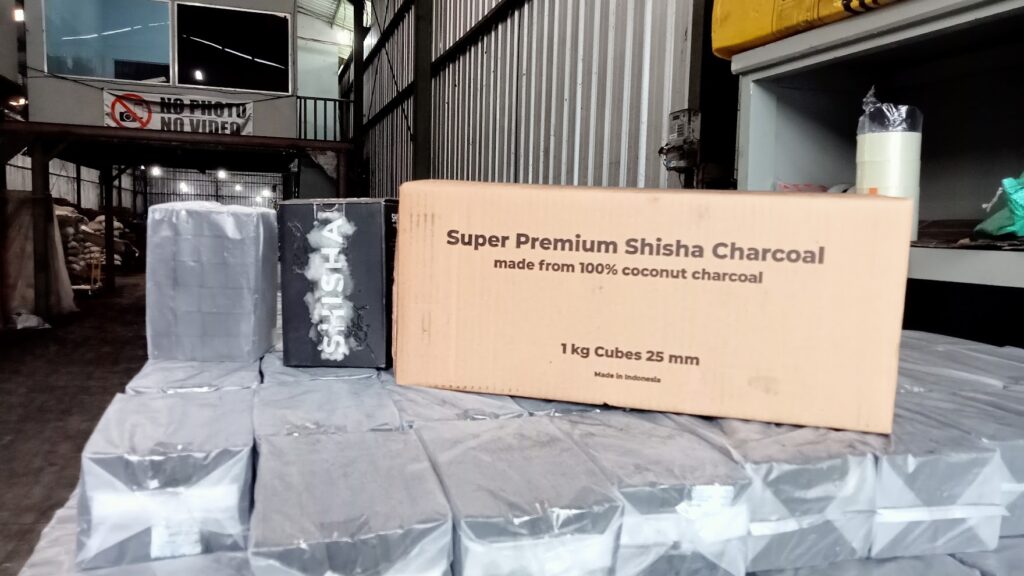 standard packaging for coconut charcoal briquettes