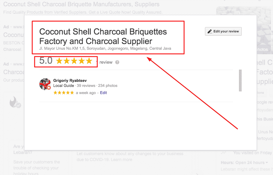 review of coconut shell-charcoal briquettes factory