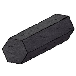 hexagonal coconut charcoal