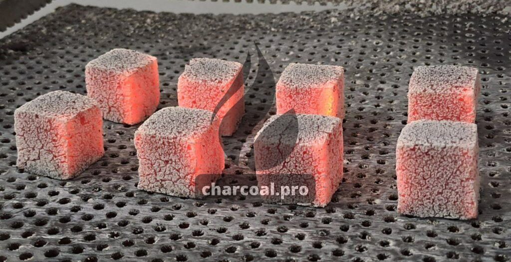 cube coconut charcoal for shisha