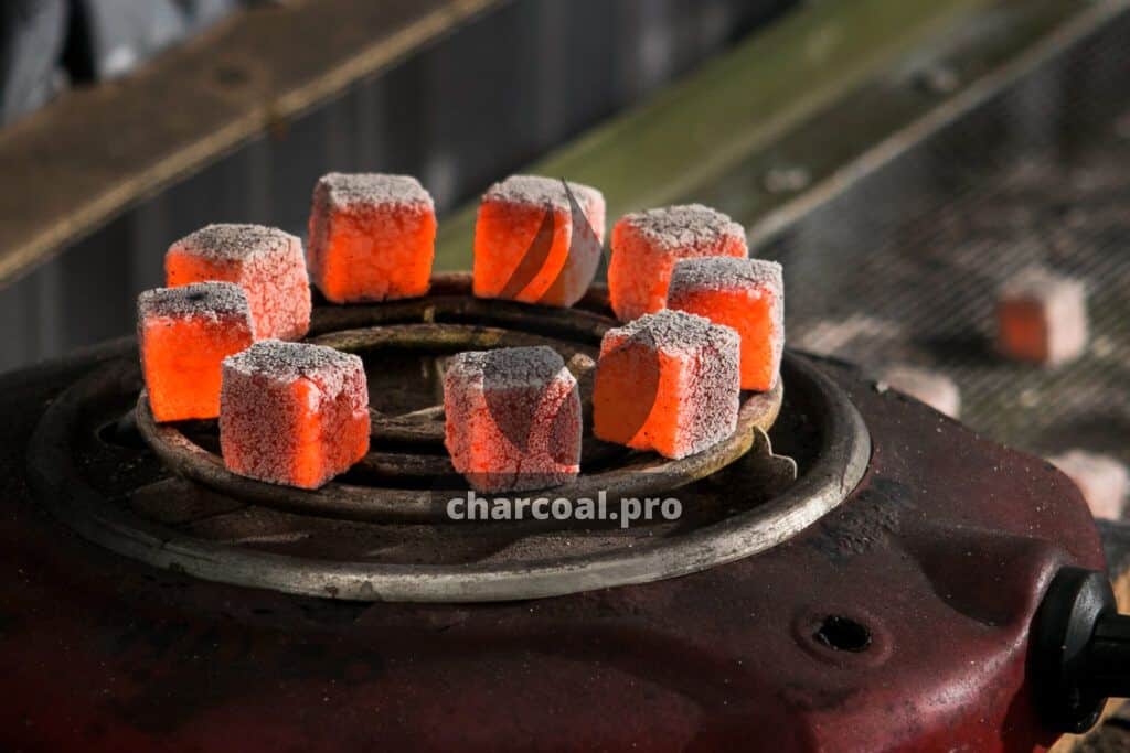 briquetes de carvão de coco carvão vegetal para narguilé