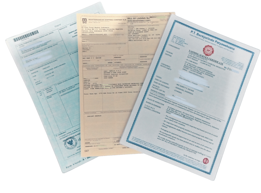 Export documents. Export documents