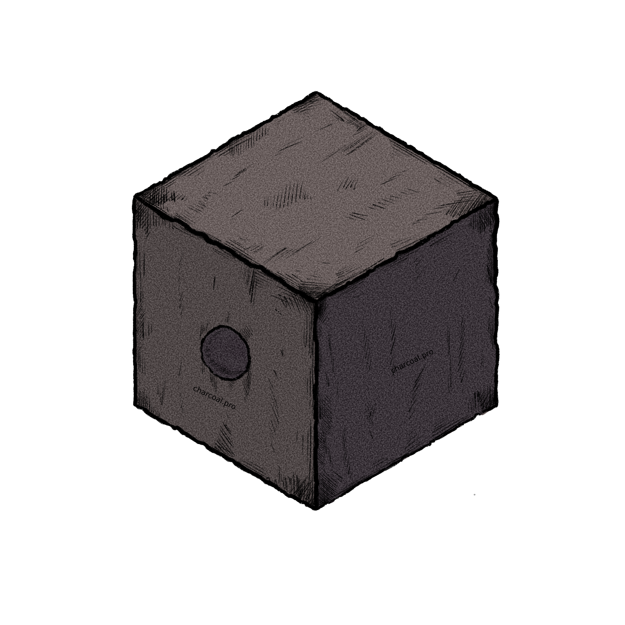 coconut charcoal briquettes for shisha shape cube hole