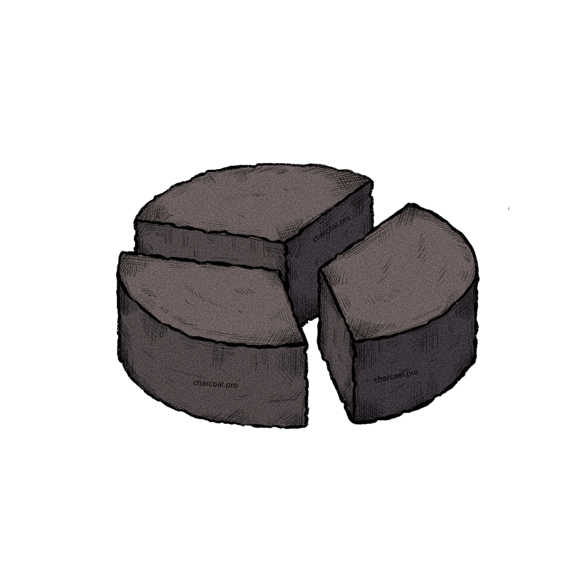 coconut charcoal briquettes for shisha shape lotus