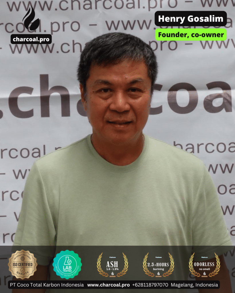 Henry Gosalim, founder, factory co-owner