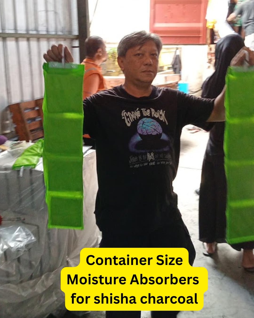 container size moisture absorbers for shisha charcoal